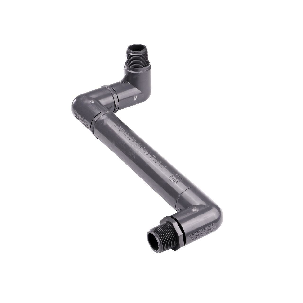 NDS PVC Triple Swing Joints Assembly, Sch. 80 1 in. MPT is made in the USA and has the flexibility to adjust positions that protect pipelines from damage (NDS TSA-1000-TT)