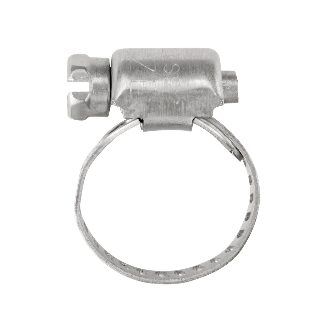 The NDS 7/16 - 25/32 in. Worm Drive Hose Clamp SAE 6 with a 5/16 in. band width (NDS 3604) has a diameter range of 7/16 - 25/32 in.