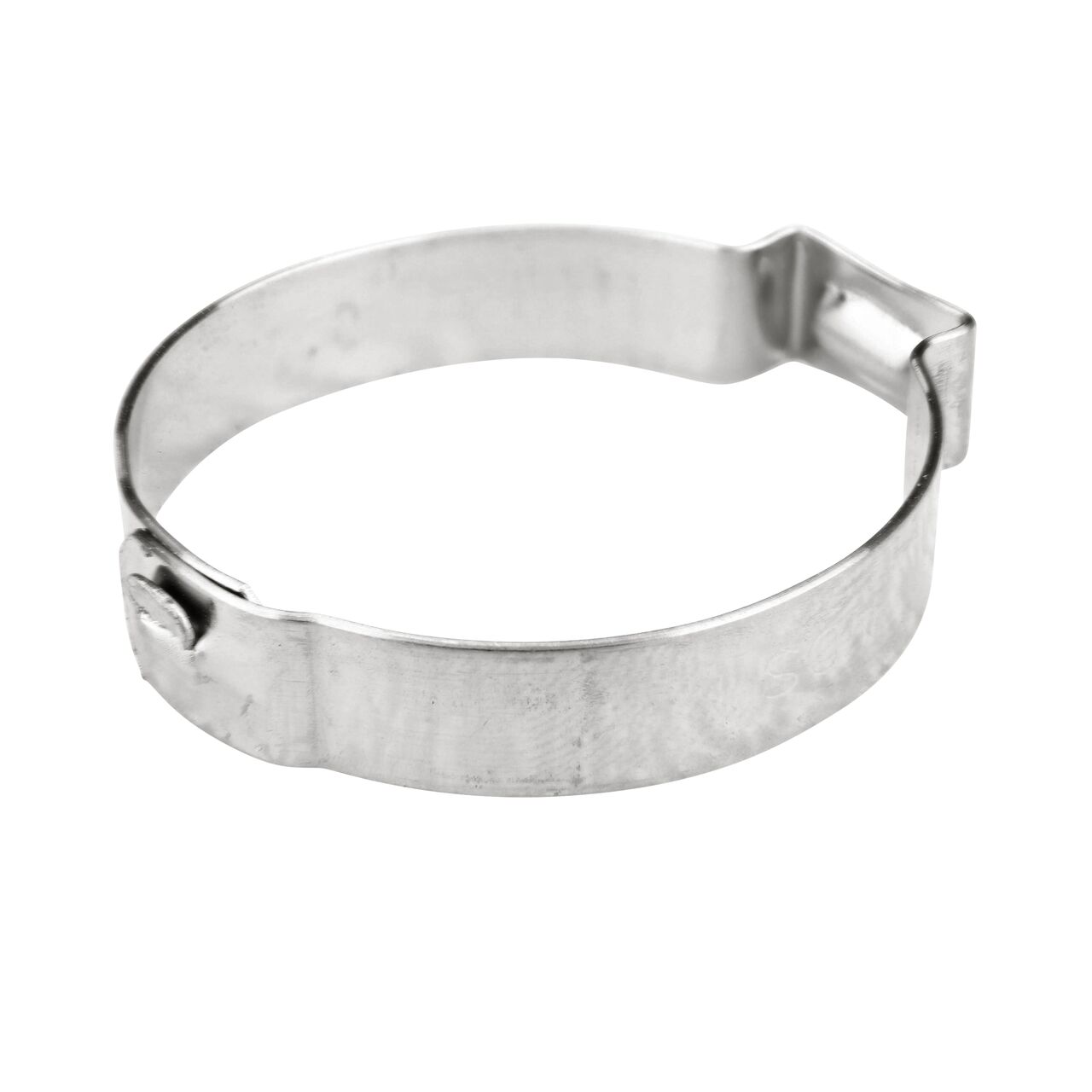 The NDS 316R Stainless Steel Pinch Clamp (NDS NC-155000-019) secures hoses and pipes together and provides a leak and corrosion-resistant connection point