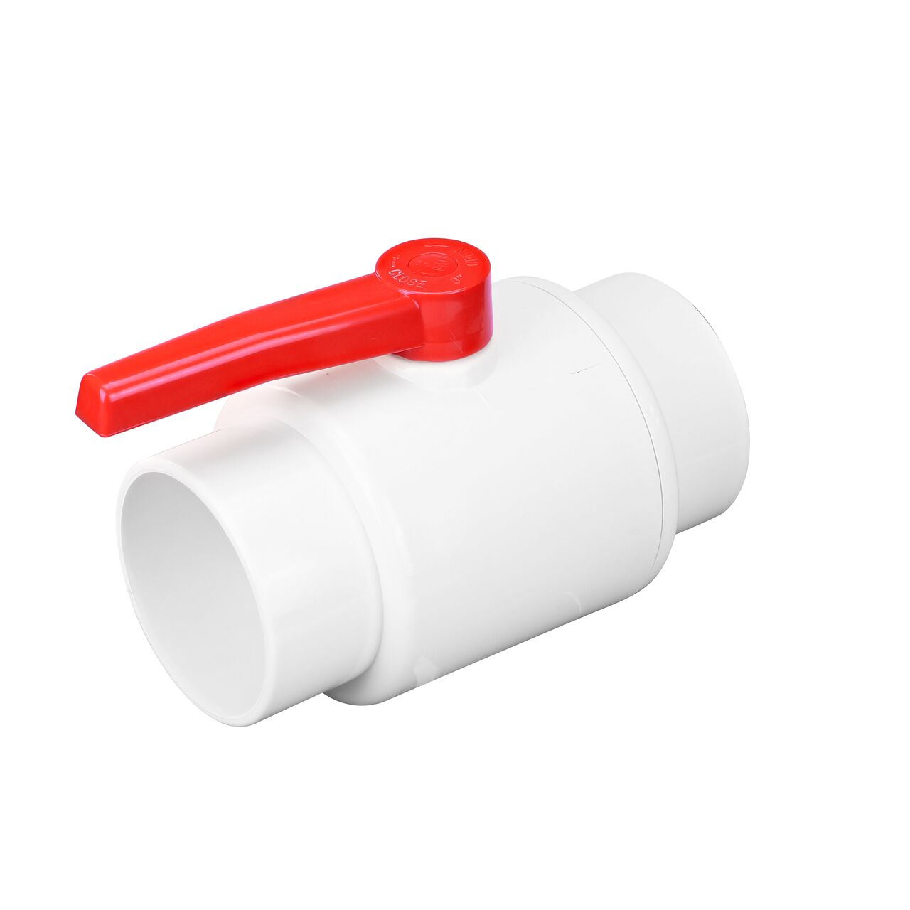 Create a shut-off point in your pipeline with the NDS 6 in. PVC CTS Ball Valve with slip connections (NDS E1310-60)