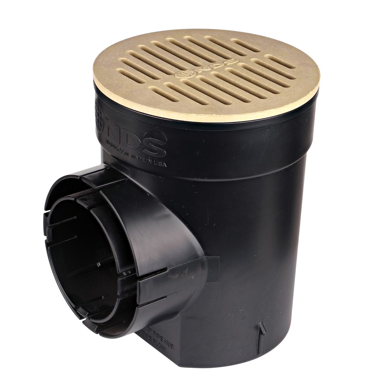 NDS 6 in. Round Grate installed on NDS 6 in. Round Spee-D Catch Basin (NDS 60S, NDS 101)