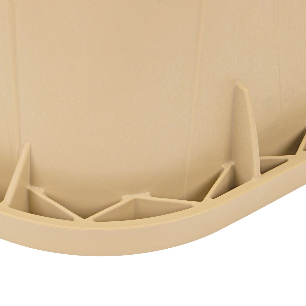 Closeup view of the outside reinforced edges on the NDS 14 in. x 19 in. Rectangular Pro-Spec® Series Box (NDS 314BCBSAND)