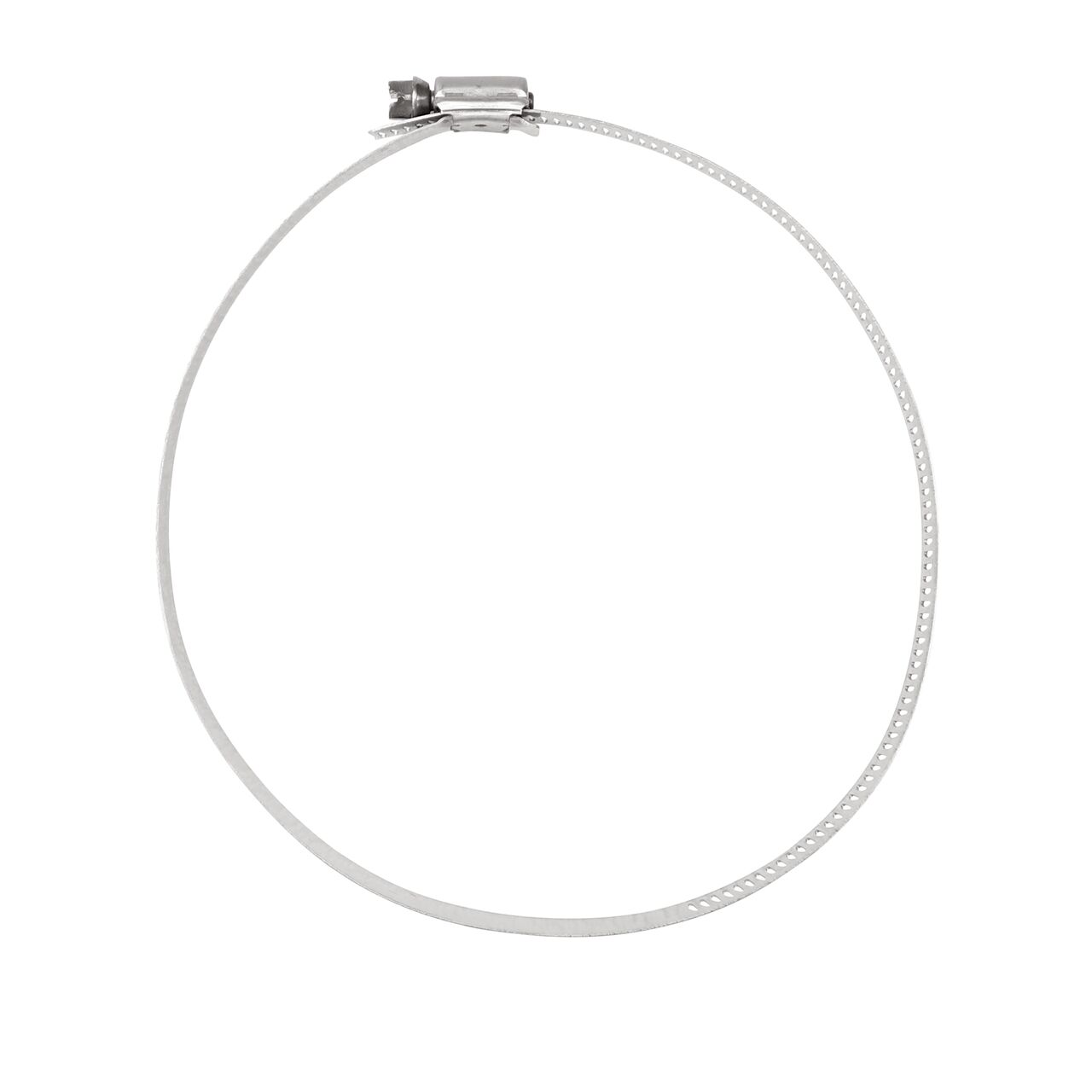The NDS SAE 96 Worm Drive Hose Clamp with Aero Seal 1/2 in. band width (NDS 64096H) has a diameter range of 3-5/8 - 6-1/2 in.