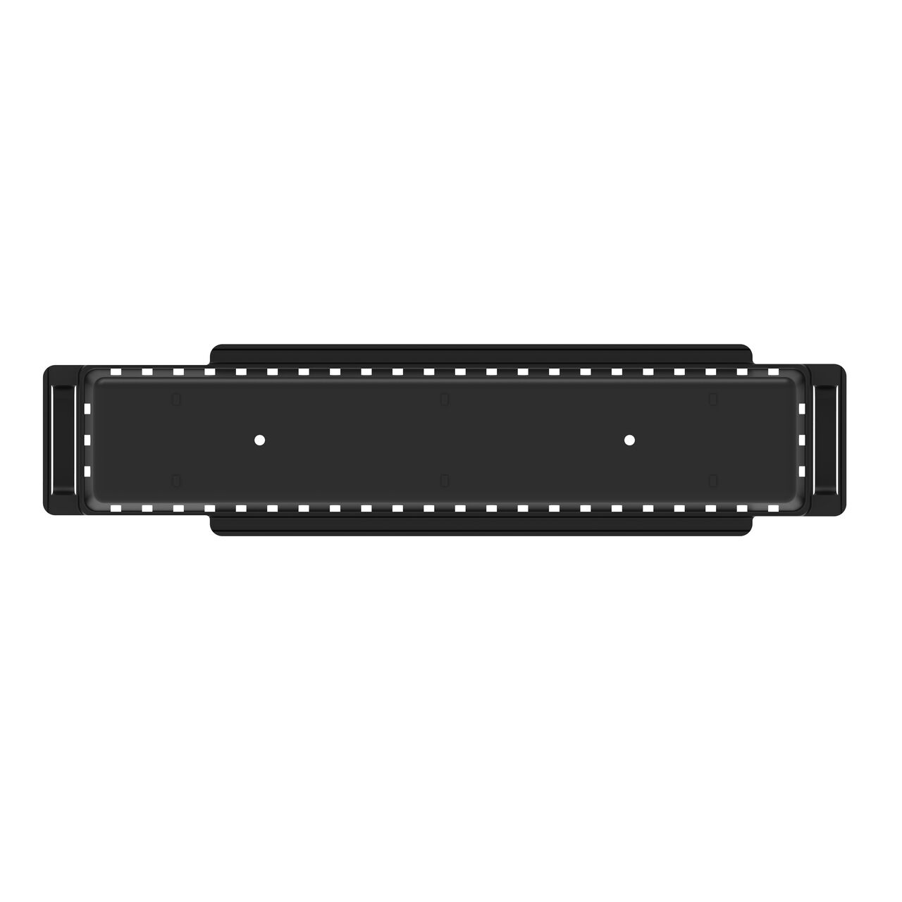 Top down view of the inside of the BG-FILCOTEN® by NDS® 100 Trench Drain Plastic Trash Bucket (NDS 22515)