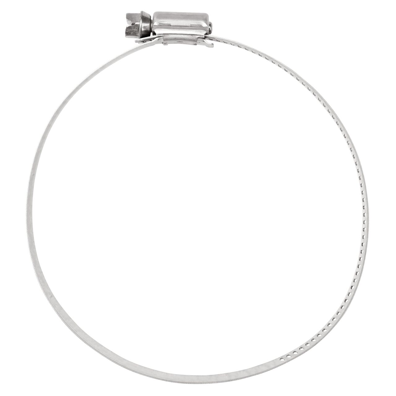 The NDS SAE 64 Worm Drive Hose Clamp with Aero Seal 1/2 in. band width (NDS 64064H) has a diameter range of  3-9/16 - 4-1/2 in.
