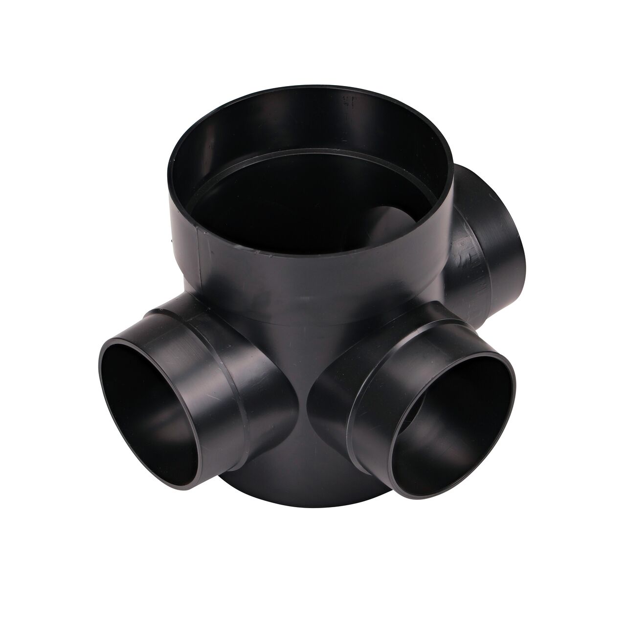 NDS 6 in. Round Spee-D Catch Basin Drain with three outlets (NDS 300)