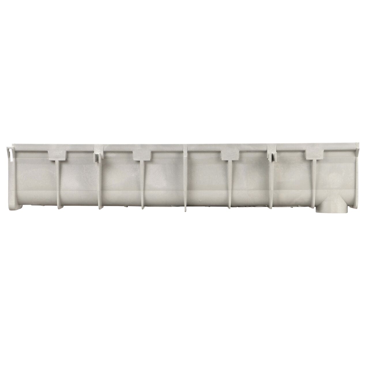 Side to Side View of the NDS 7.69 in. to 8.03 in. Deep Dura Slope Channel (NDS DS-102), end to end