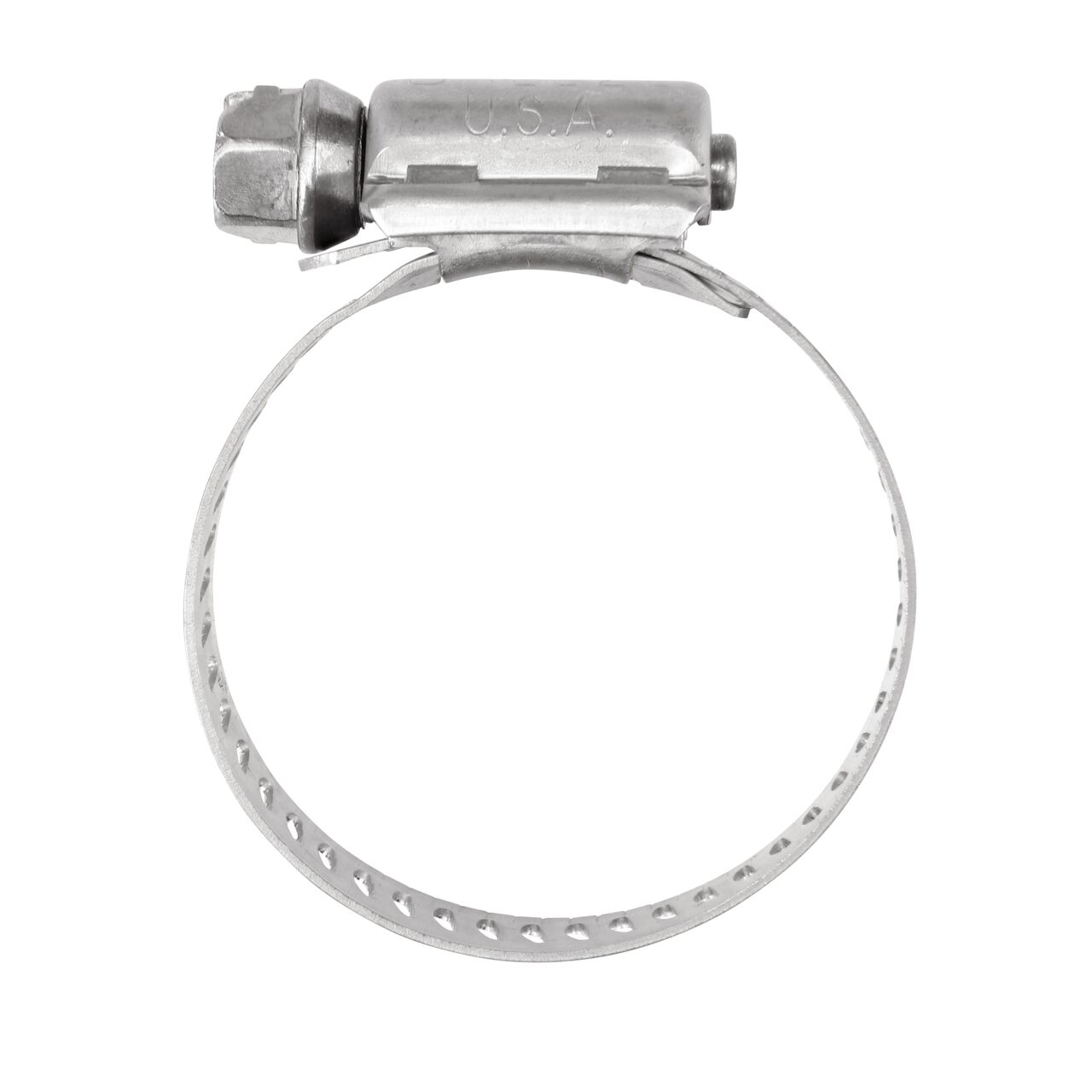 The NDS SAE 16 Worm Drive Hose Clamp with Aero Seal 1/2 in. band width (NDS 64016H) has a diameter range of 13/16 - 1-1/2 in.
