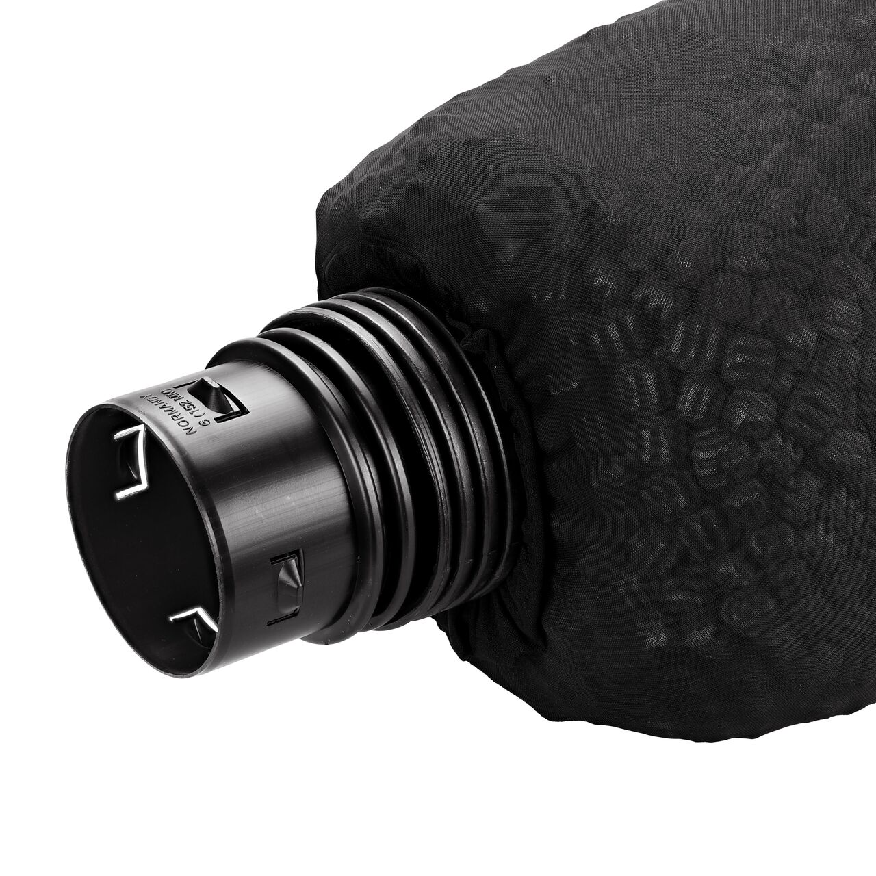NDS EZflow® Gravel-Free French Drain System with 6 in. Slotted Pipe & Engineered Aggregate (NDS EZ-1501F) connected with an adapter (NDS 6C05)