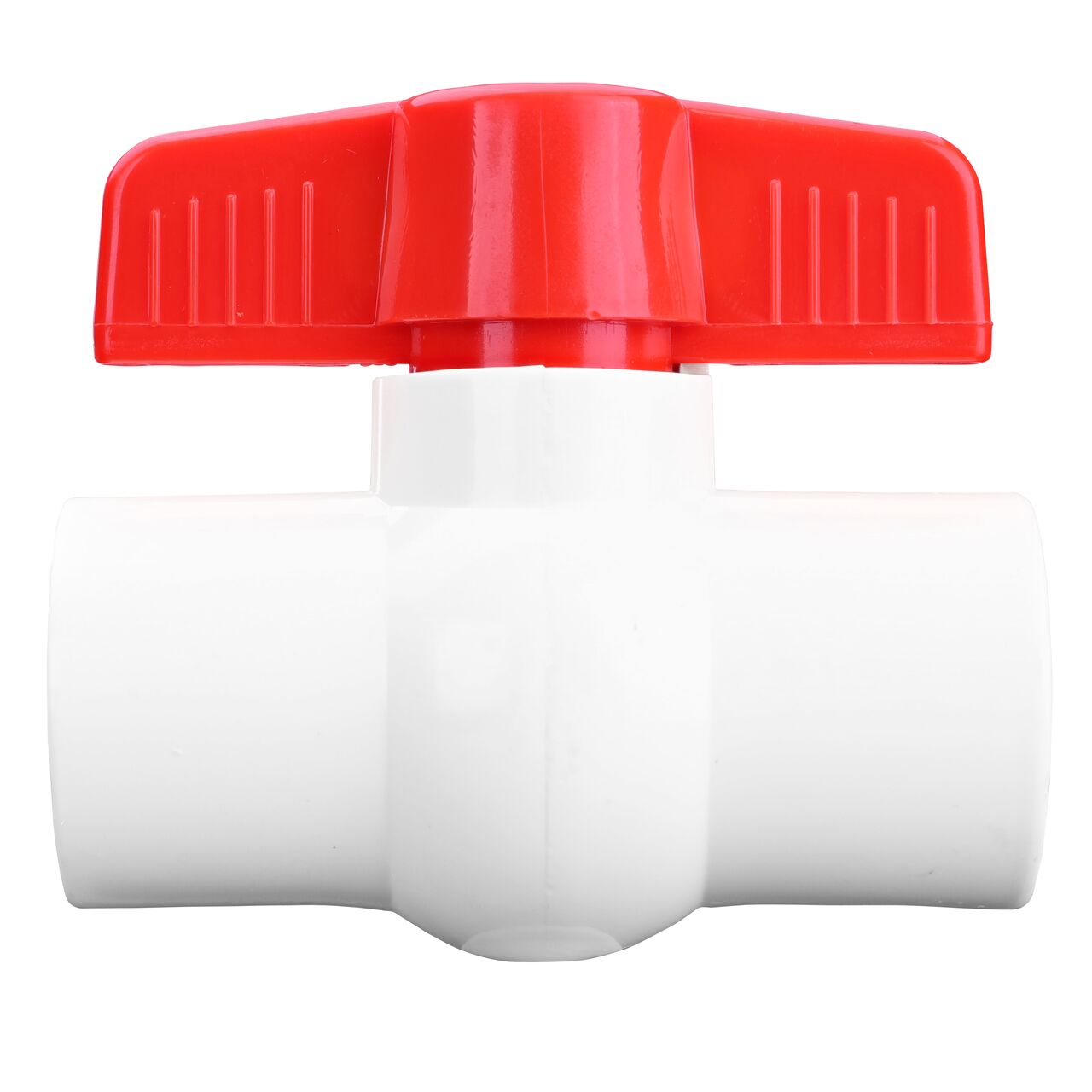 NDS PVC IPS Ball Valve is  leak-resistant valve connects two 1 in. FPT Sch. 40 pipe ends in an irrigation or other pressurized system and helps prevent costly property damage, pipe corrosion, and system issues (NDS E1320-10)