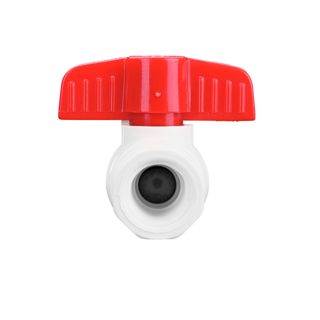 NDS 1/2 in. PVC IPS Ball Valve have a handle to easily rotate the ball and close off pipelines which is perfect for pool and spa, irrigation, and plumbing installations (NDS E1420-05)