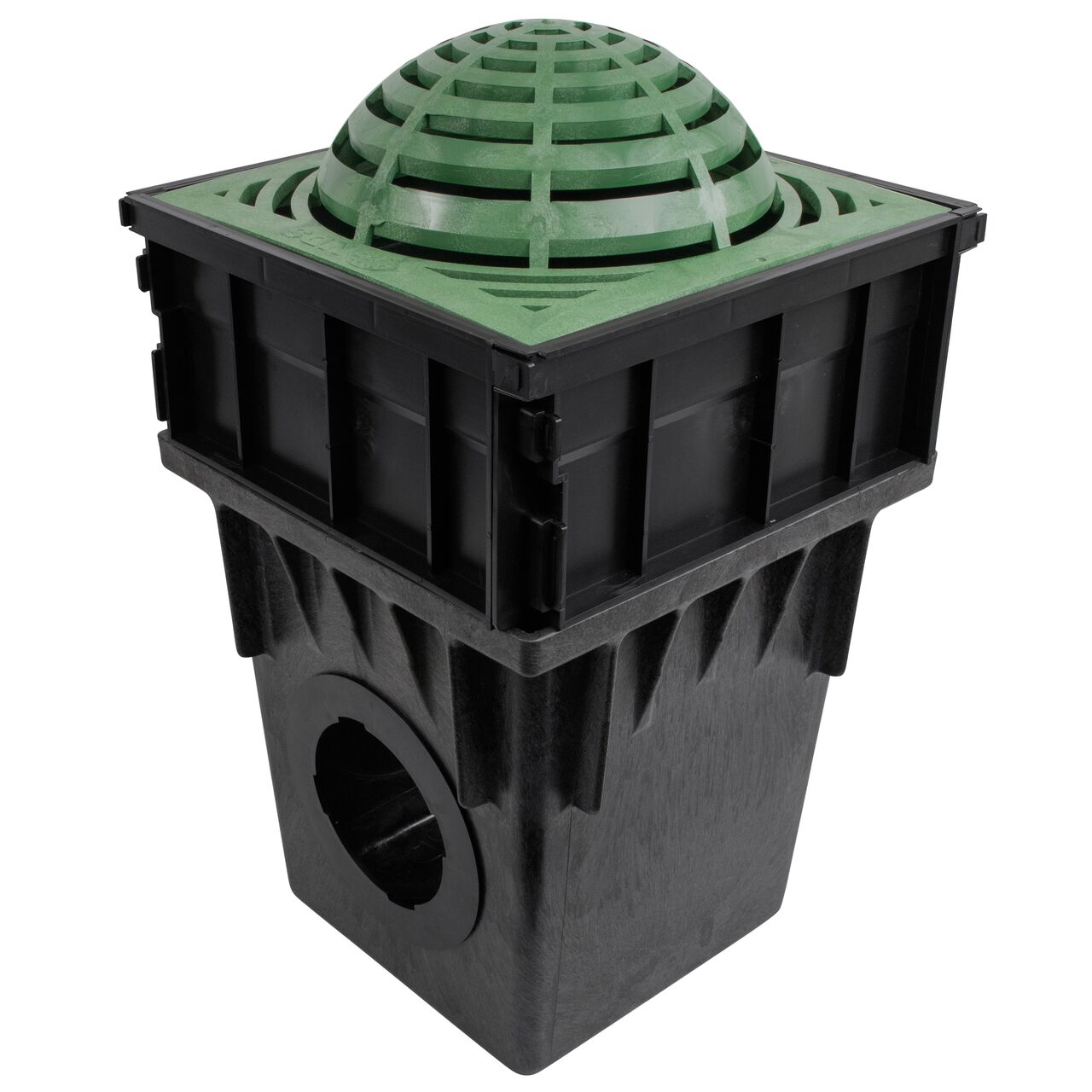 Add 8 in. to a 18 in. Square Catch Basin Drain (NDS 1882) with the 8 in. Riser for 18 in. Square Catch Basin Drain & Low-Profile Adapter Drain (NDS 1816). Also fits a 18 in. square atrium plastic grate (NDS 1891)