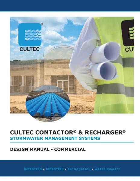 CULTEC Contactor & Recharger Stormwater Management Commercial Design Manual Brochure