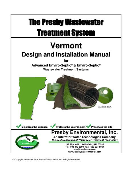 Vermont AES and ES Installation and Design Manual
