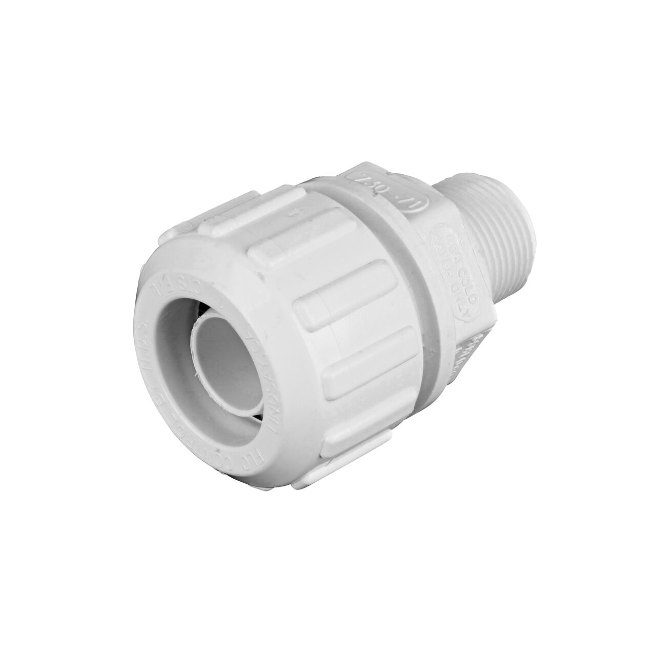 The NDS 3/4 in. x 1 in. Flo-Lock™ Gripper Adapter provides a leak-resistant connection between pipes (NDS 730-71)