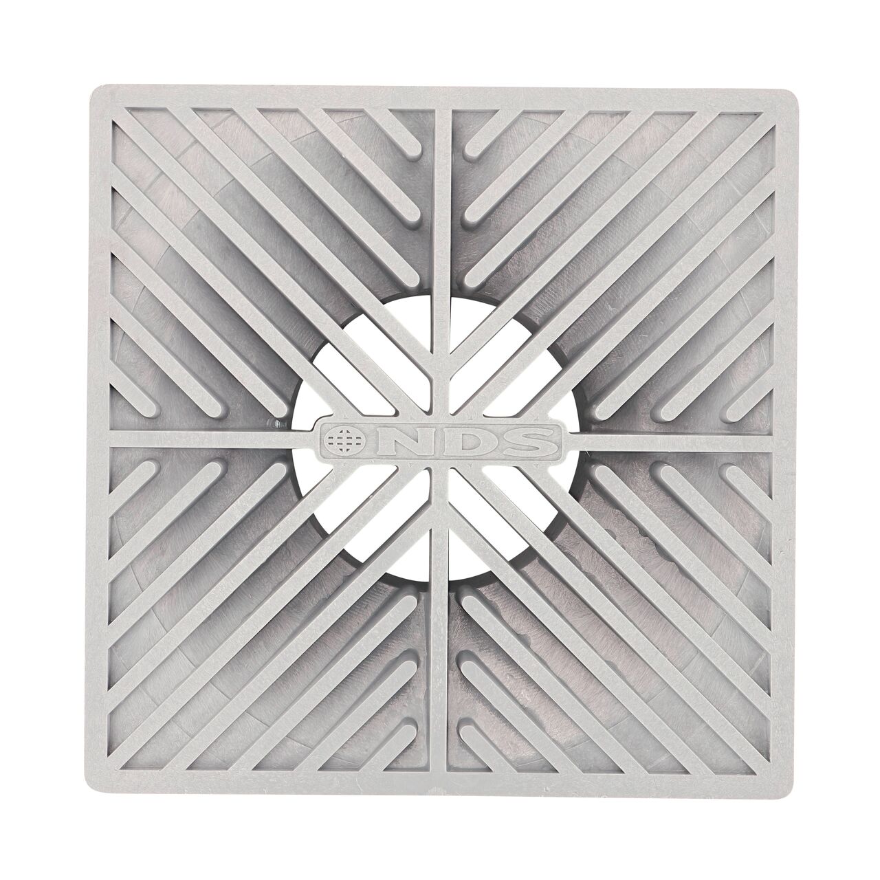 Top Down View of the NDS 6 in. Square Grate (NDS 6)