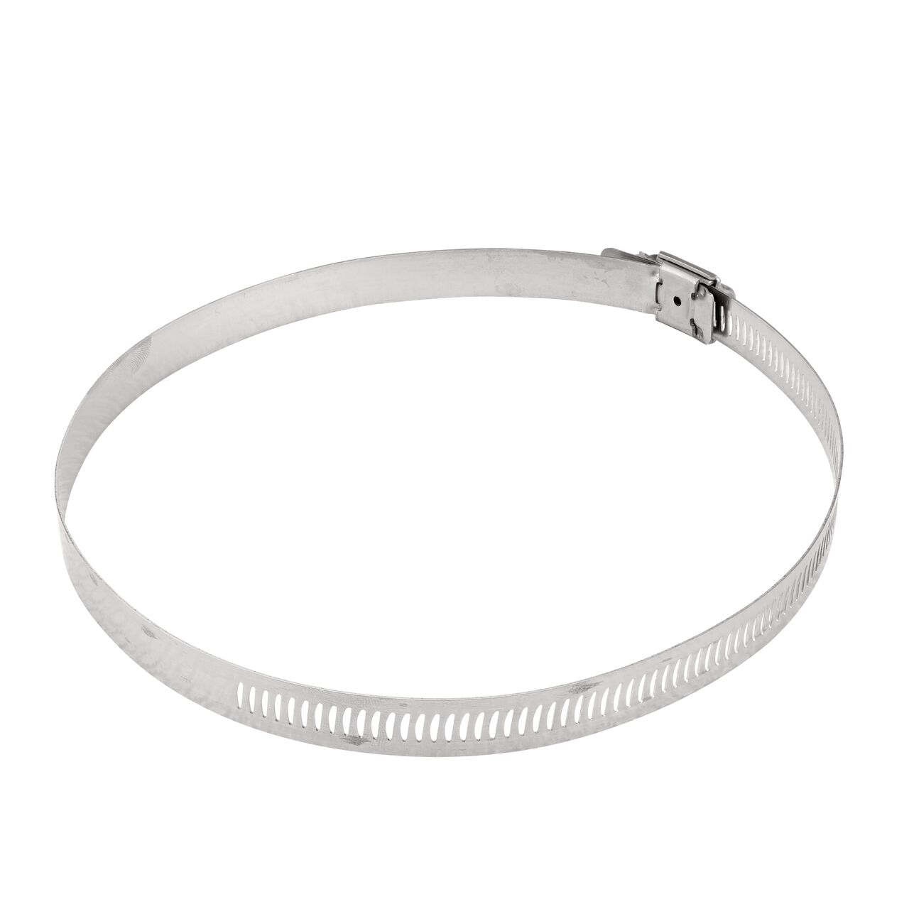 The NDS SAE 96 Worm Drive Hose Clamp with Aero Seal 1/2 in. band width (NDS 64096H) has arcial perforated slots in band for added strength and smoother engagement