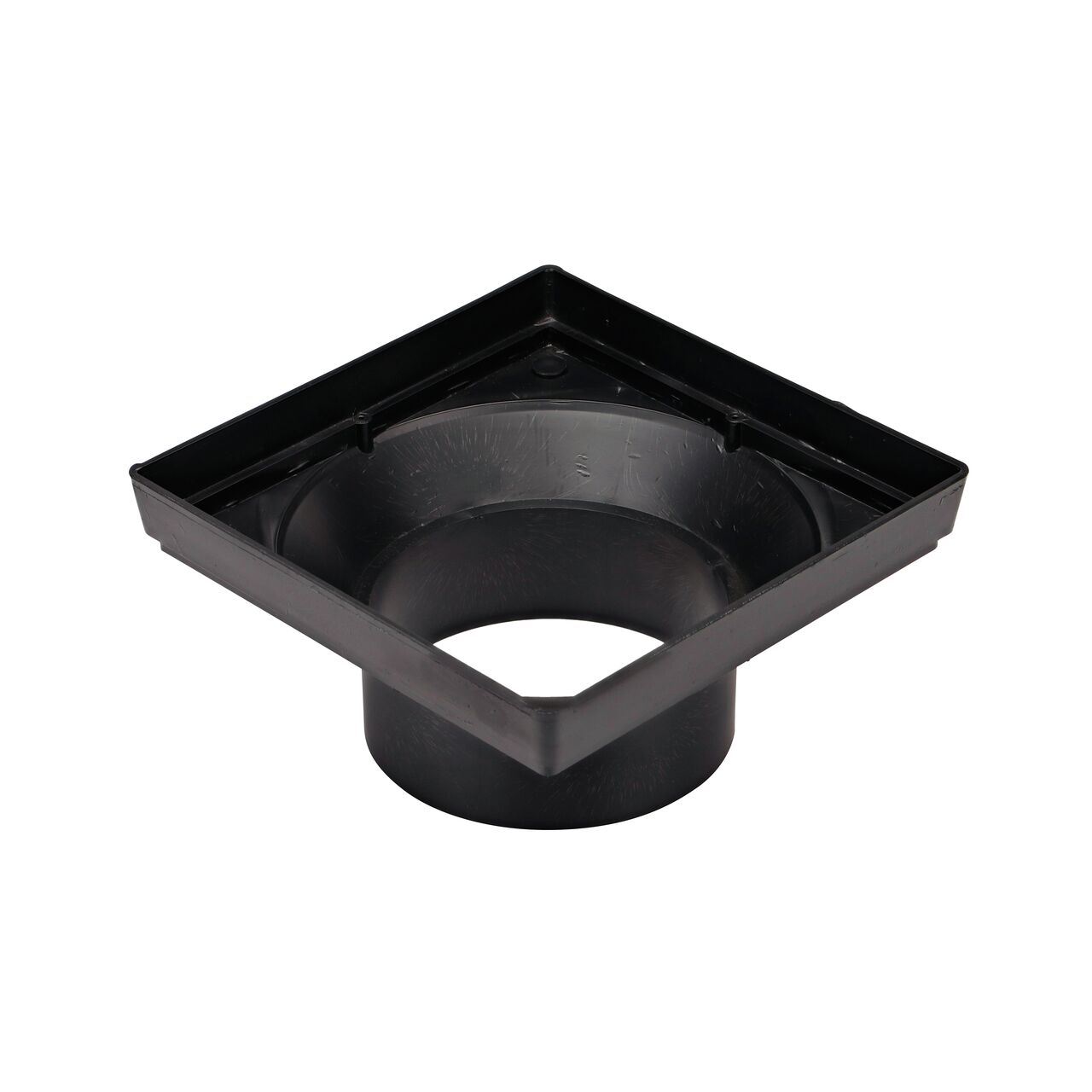 NDS 12 in. Square Low-Profile Adapter (NDS 1222) fits 8 in. Single-Wall Corrugated Pipe