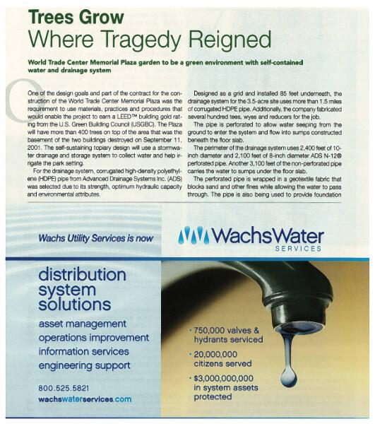 Trees Grow Where Tragedy Reigned - Urban Water Management
