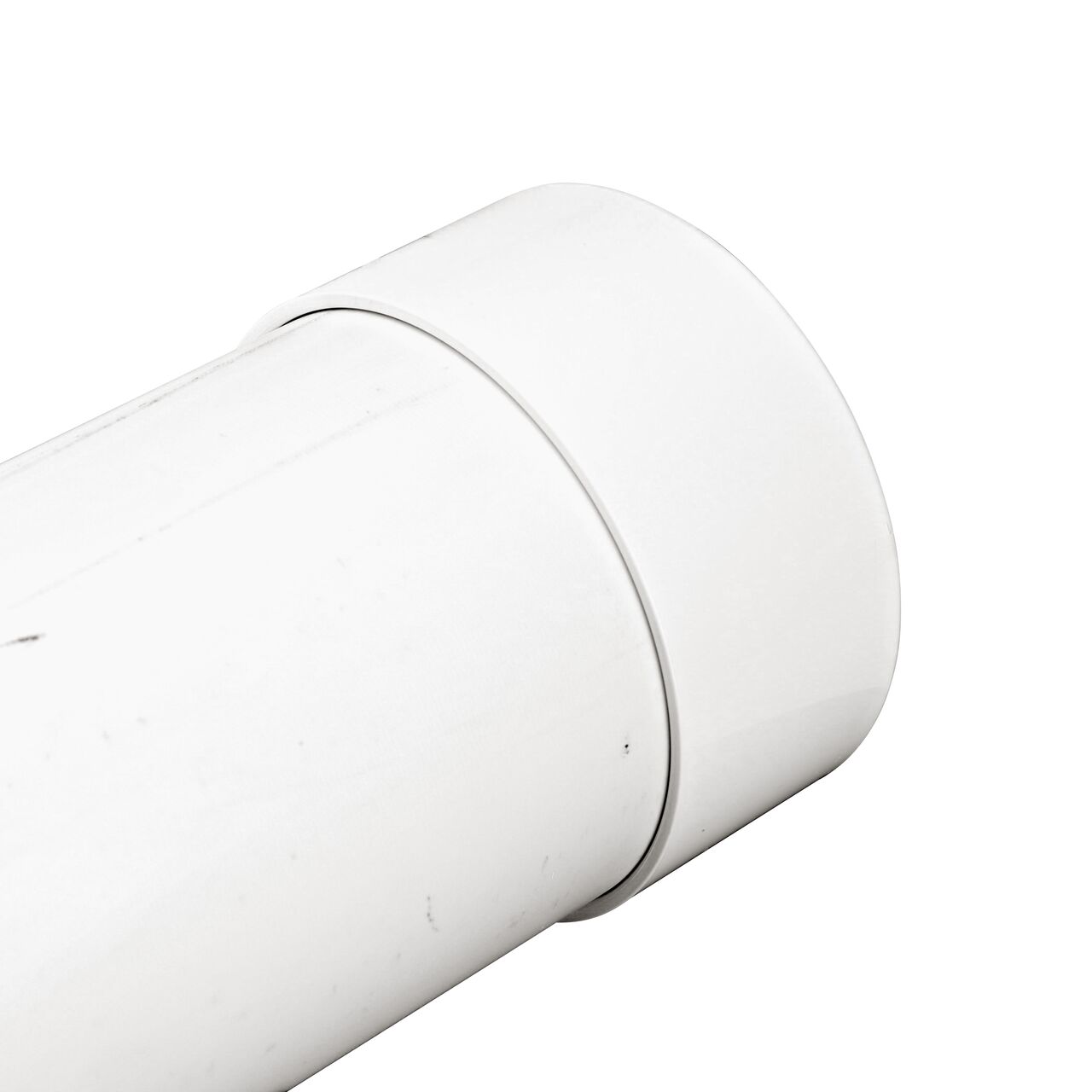 Horizontal side view of the 6 in. opening of the NDS PVC Sewer and Drain Cap (NDS 6P06)