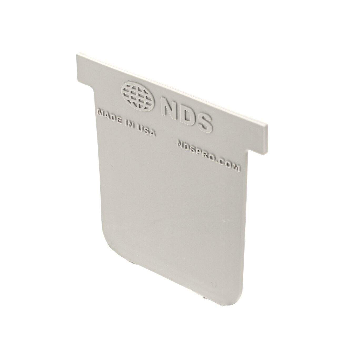 NDS 3 in. Pro Series Channel Drain End Cap (NDS 712)
