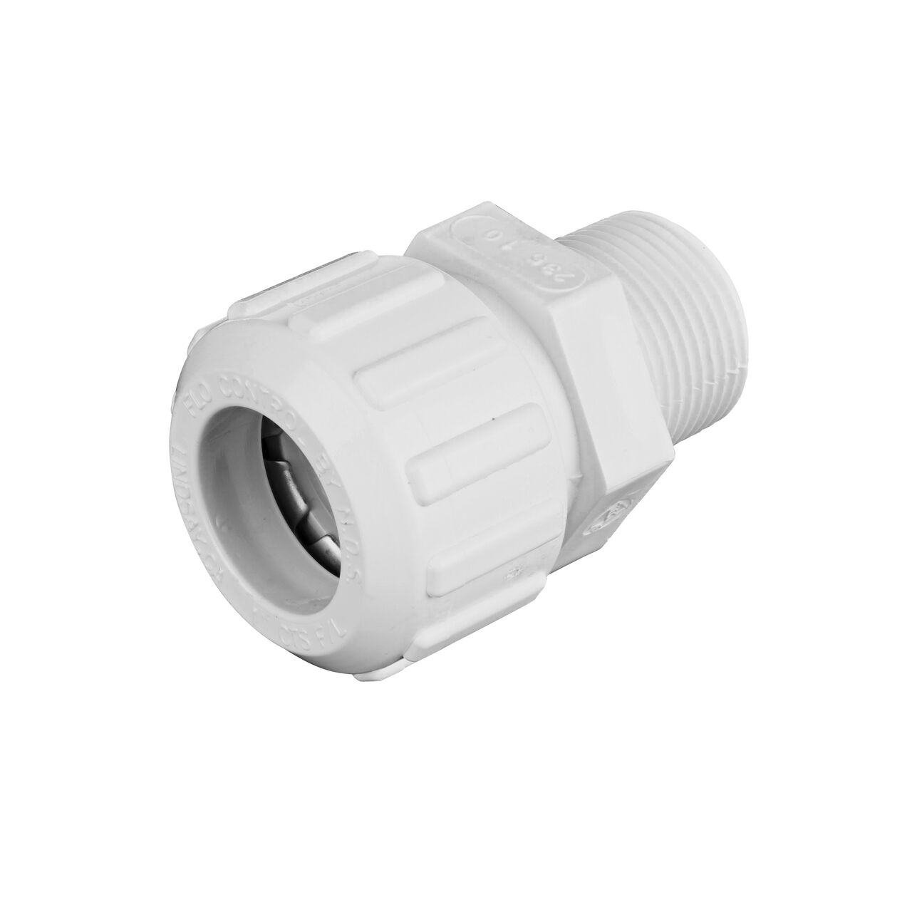 The 1 in. Flo-Lock Gripper Adapter provides a leak-resistant connection between Copper pipe and CTS FPT pipe end (NDS 235-10)