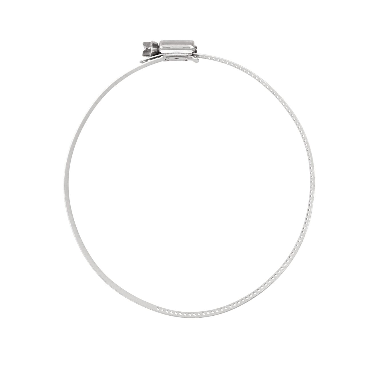 The NDS SAE 80 Worm Drive Hose Clamp with Aero Seal 1/2 in. band width (NDS 64080H) has a diameter range of 2-1/2 - 5-1/2 in.