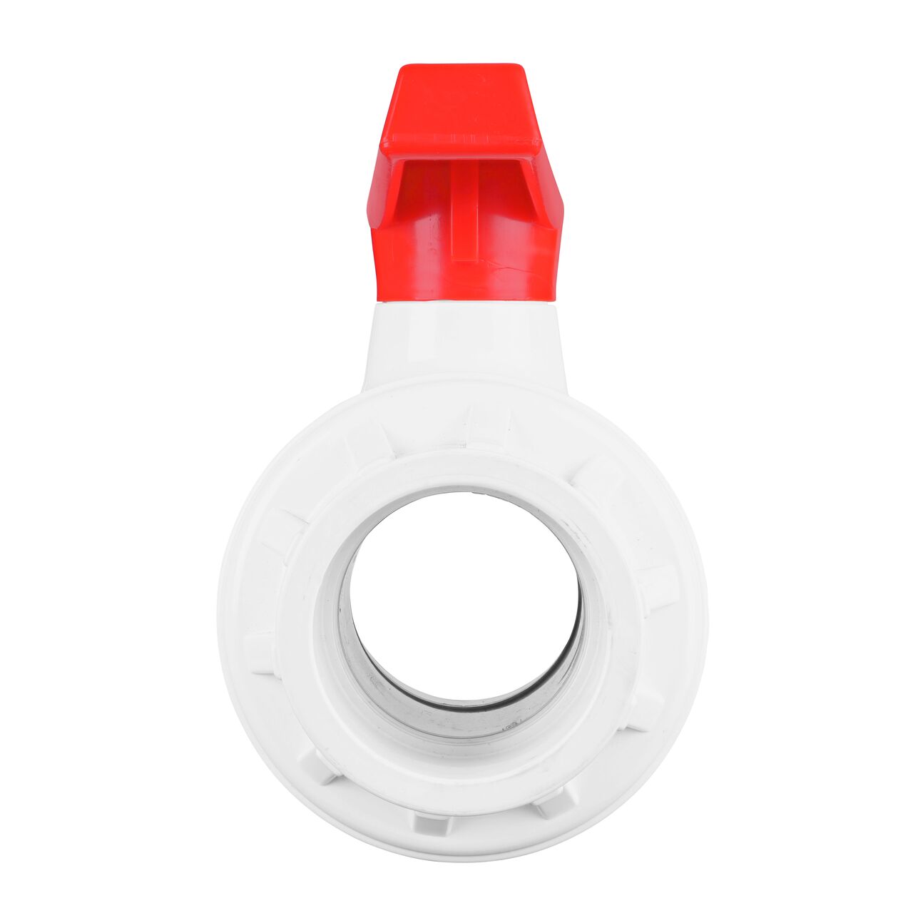 The NDS 2-1/2 in. PVC IPS Ball Valve is made of durable material and works with most PVC pipe to transport water and prevent backflow of contaminated water in pressurized systems (NDS E1410-25)