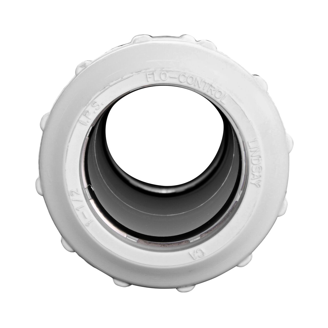 Steel Gripper and EPDM O-Ring provides a leak proof connection on the NDS 1 1/2 in. Flo Lock PVC Gripper Coupling (NDS 112-15)