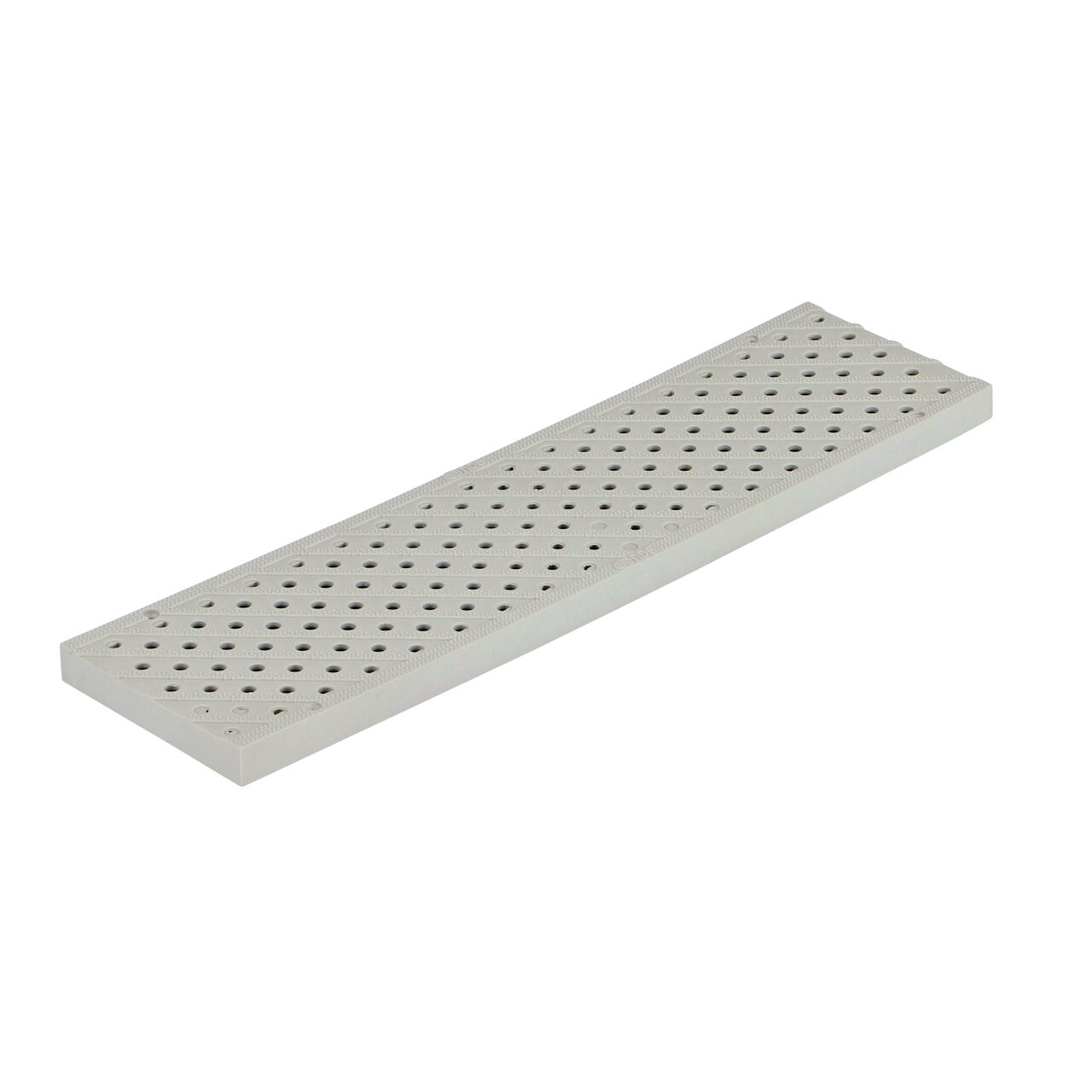 NDS 5 in. Pro Series Channel Drain Grate, Light Gray Plastic (NDS 826)