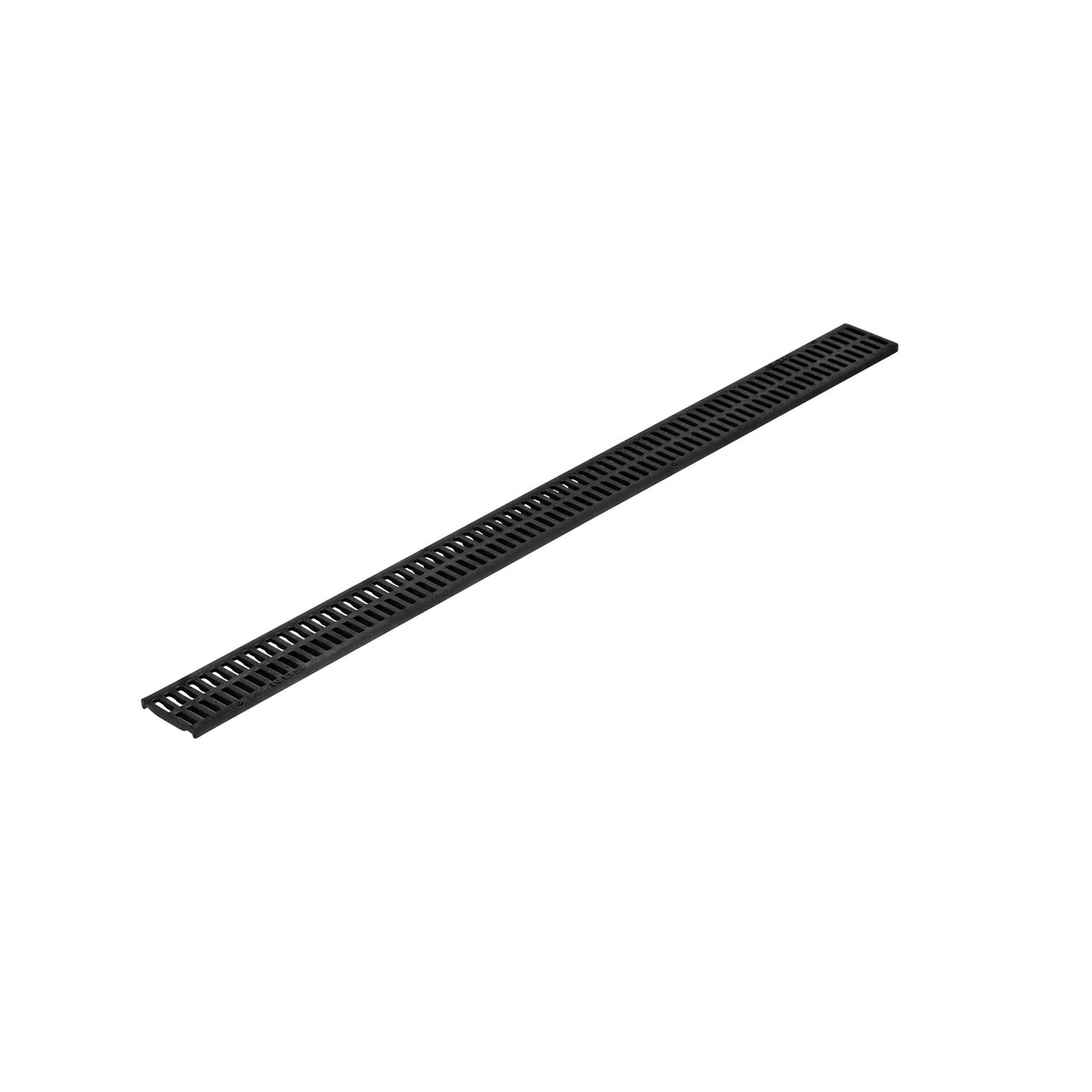 Black Plastic Mini Channel™ Drain Grate (NDS 543)
