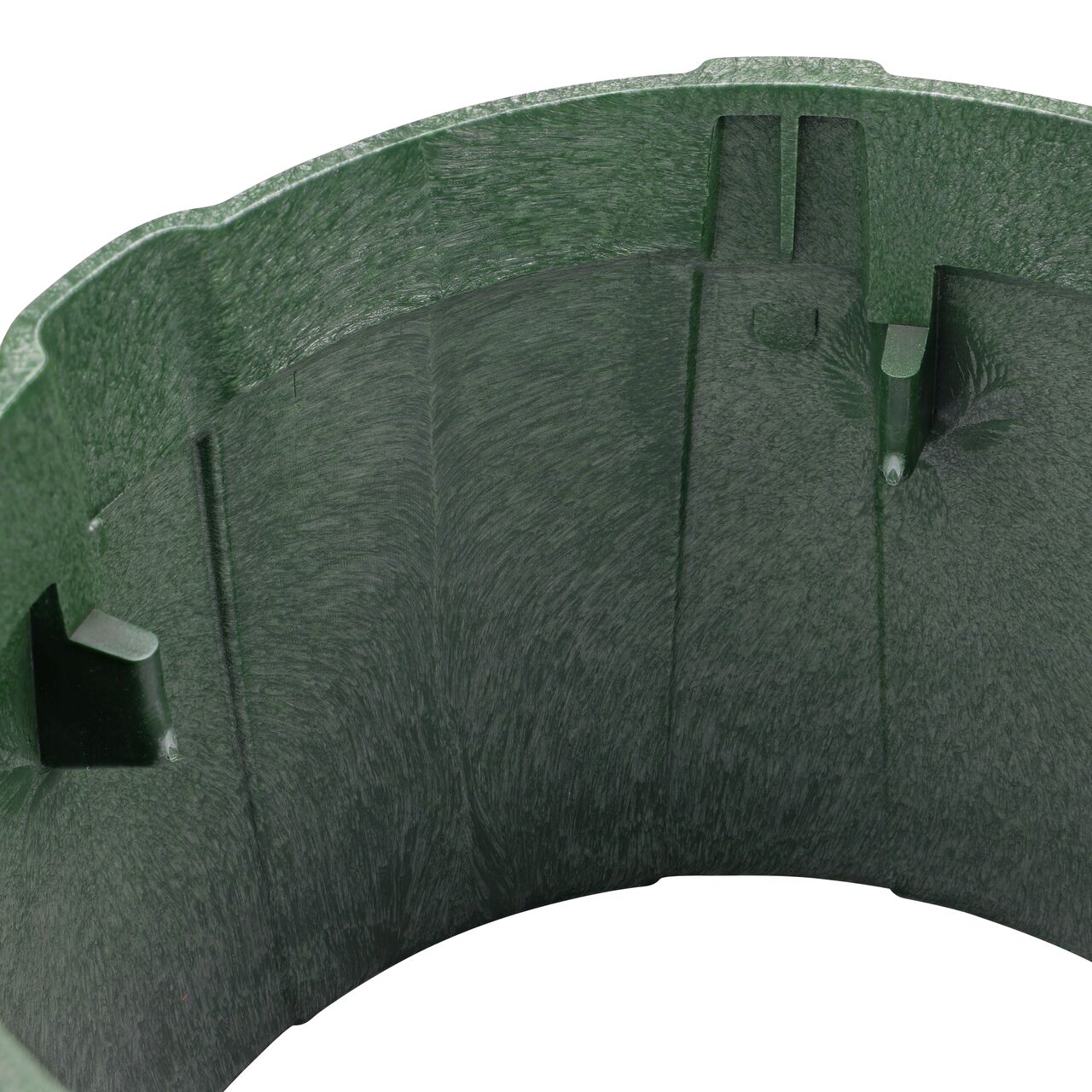 Closeup view of the inside reinforced edges on the NDS 10 in. Round Pro-Spec® Series Box (NDS 312B)