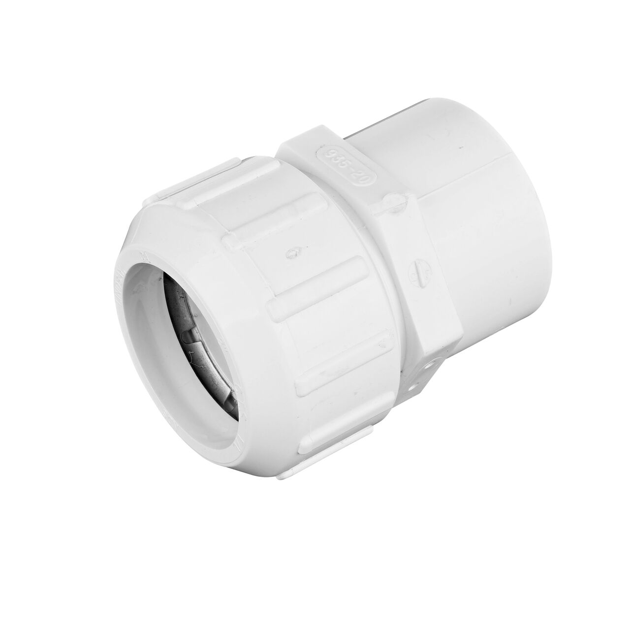 The NDS 2 in. CTS FPT X IPS Spigot Flo-Lock™ Gripper Adapter (NDS 935-20) provides a leak-resistant connection between pipes