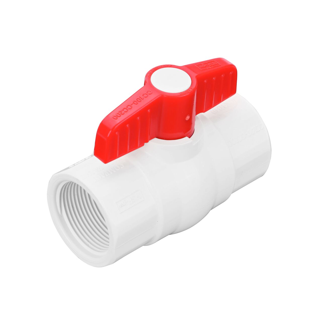 NDS PVC IPS Ball Valve is leak-resistant valve connects two 1-1/4 in. Sch. 40 pipe ends in an irrigation or other pressurized system and prevents the backflow of water (NDS E1420-12)