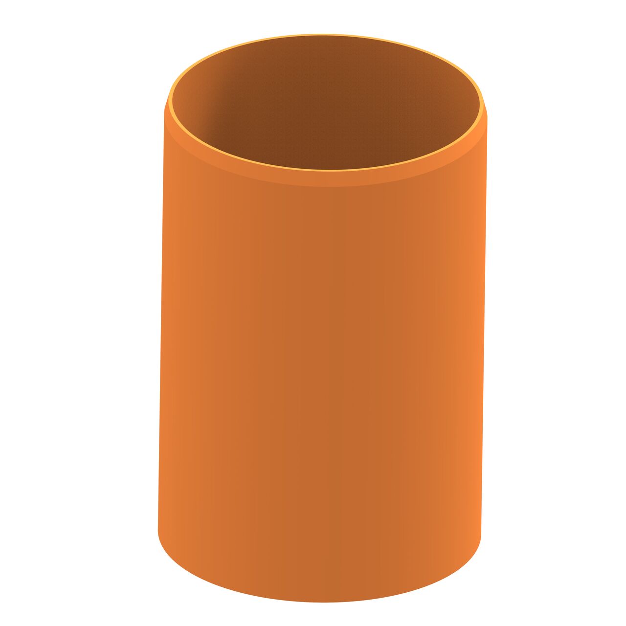 Horizontal view of the BG-FILCOTEN® Trench Drain 8 in. Pipe Connector which works with the BG-FILCOTEN® 200 and 300 Catch Basin Kits