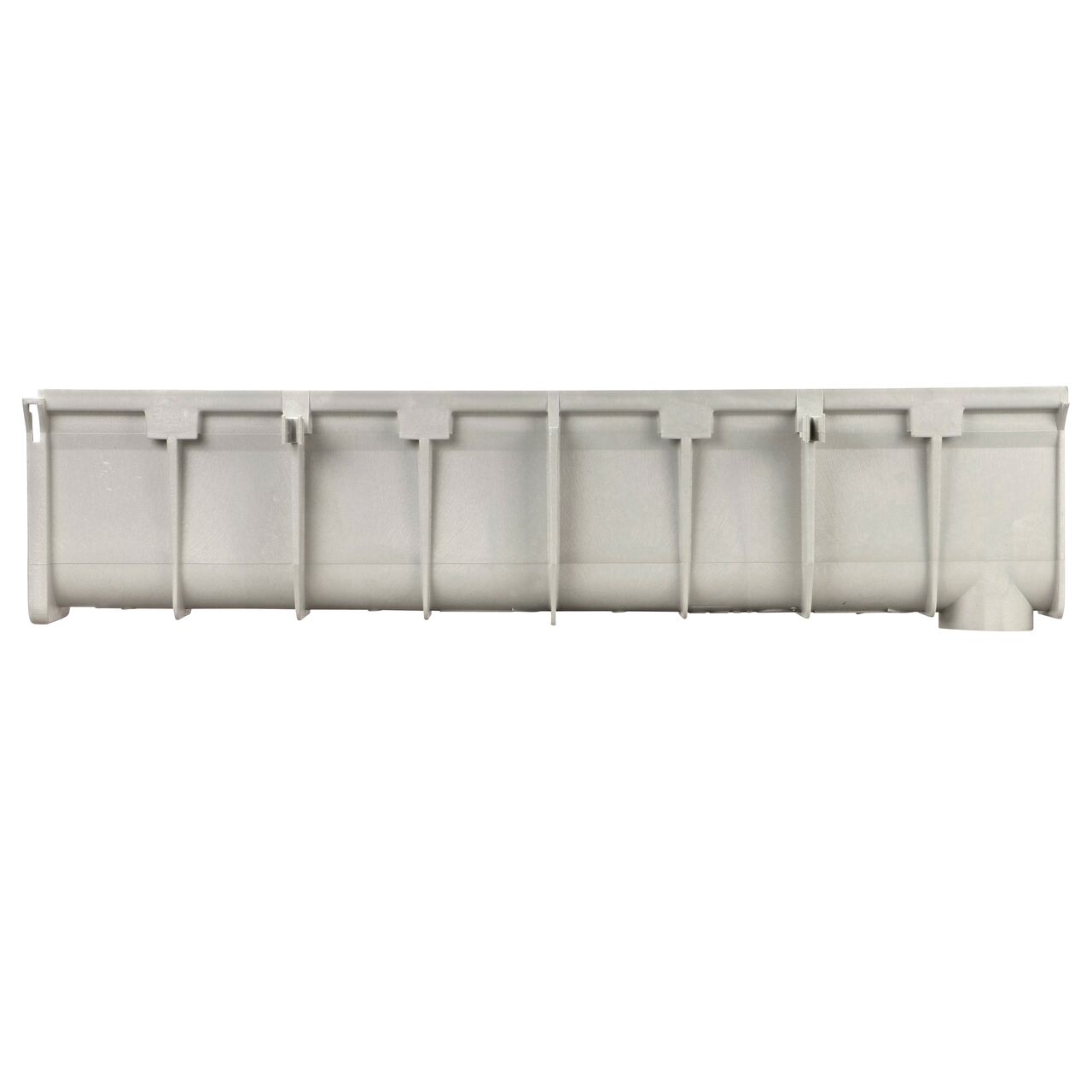 Side to Side View of the NDS 9.37 in. to 9.70 in. Deep Dura Slope Channel (NDS DS-107)