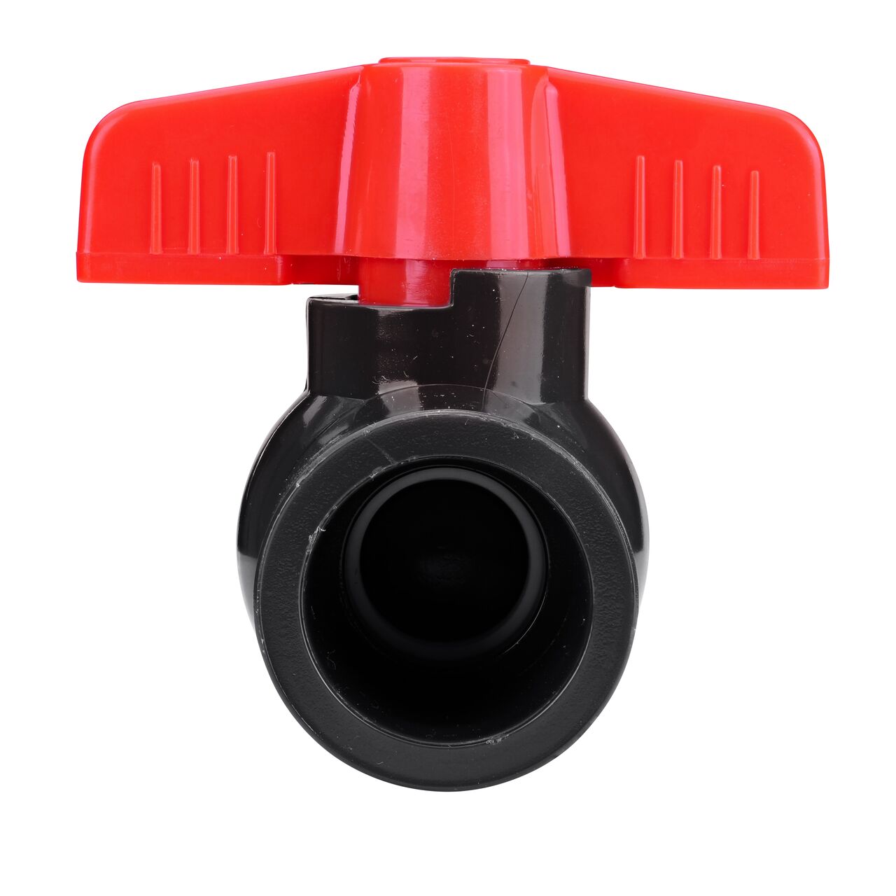 NDS 3/4 in. PVC IPS Ball Valve has a handle to easily rotate the ball and close off pipelines which is perfect for pool and spa, irrigation, and plumbing installations (NDS E1610-07)