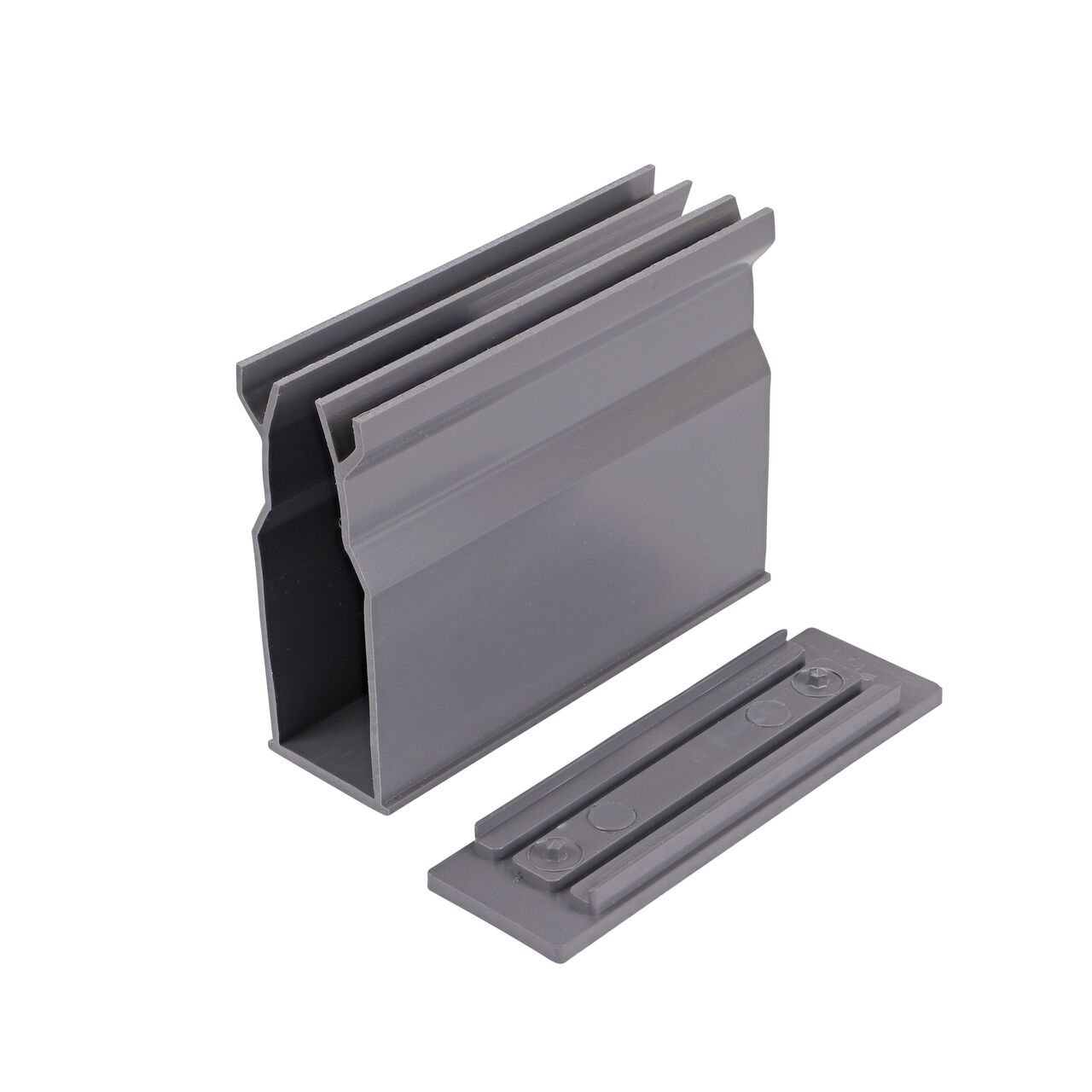 Alternate View of the NDS Gray Micro Channel™ Drain Cleanout (NDS 8653)