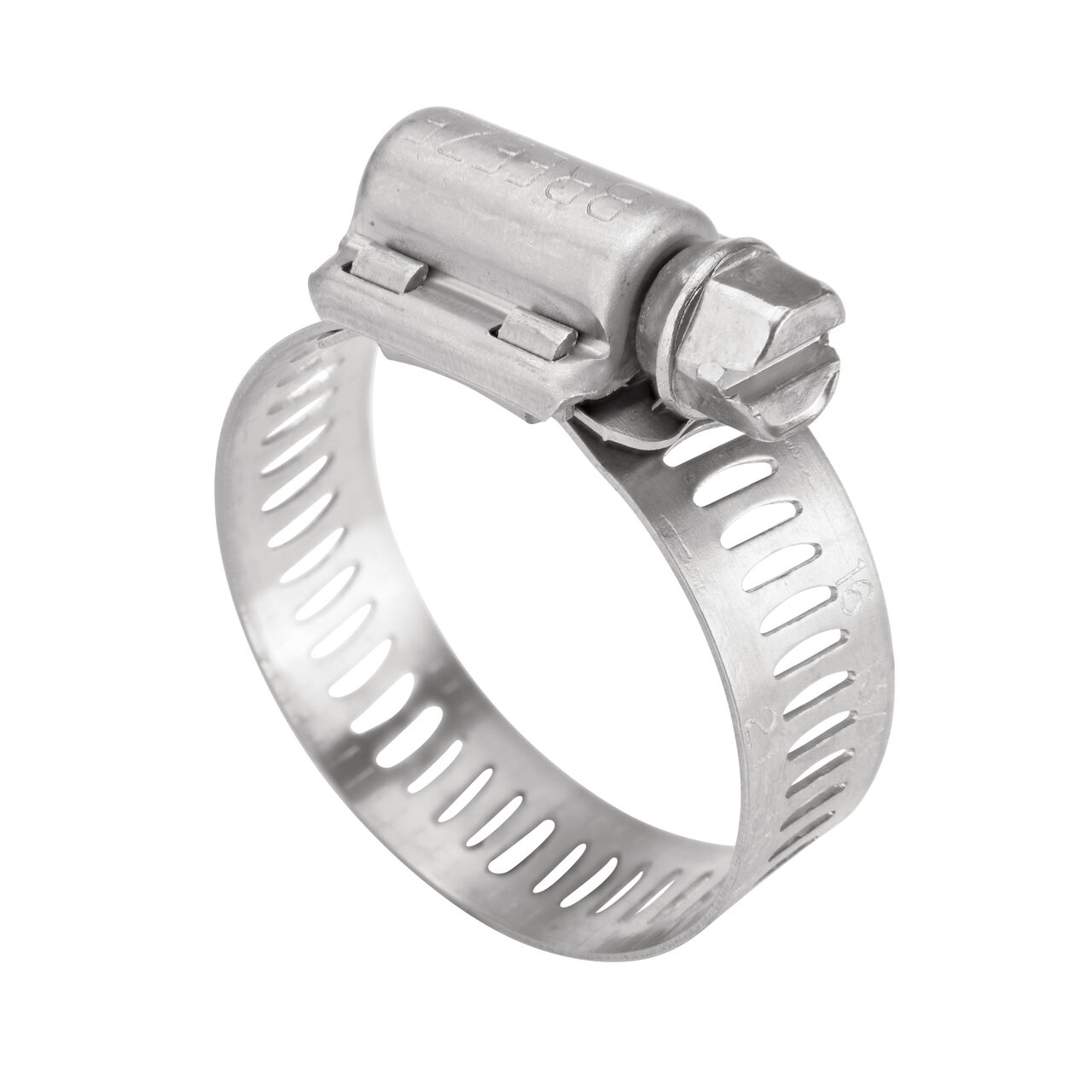 Use the NDS SAE 16 Worm Drive Hose Clamp with Aero Seal 1/2 in. band width (NDS 64016H) to form a secure connection in an industrial application between two pliable hoses or pipes