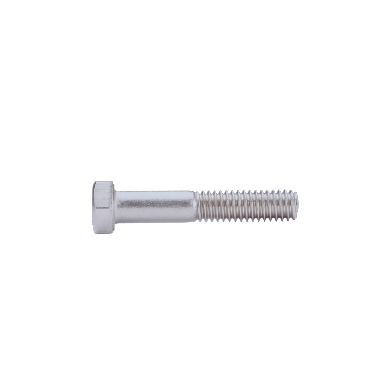 Side view showing the length of the NDS 111BB Stainless Steel Bolt which fits through a 10 in. Round Valve Box Cover to a 10 in. Round Valve Box to secure the lid down and lock it in place