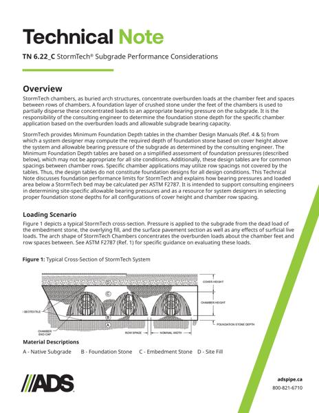TN 6.22_C Stormtech Subgrade Performance Considerations 