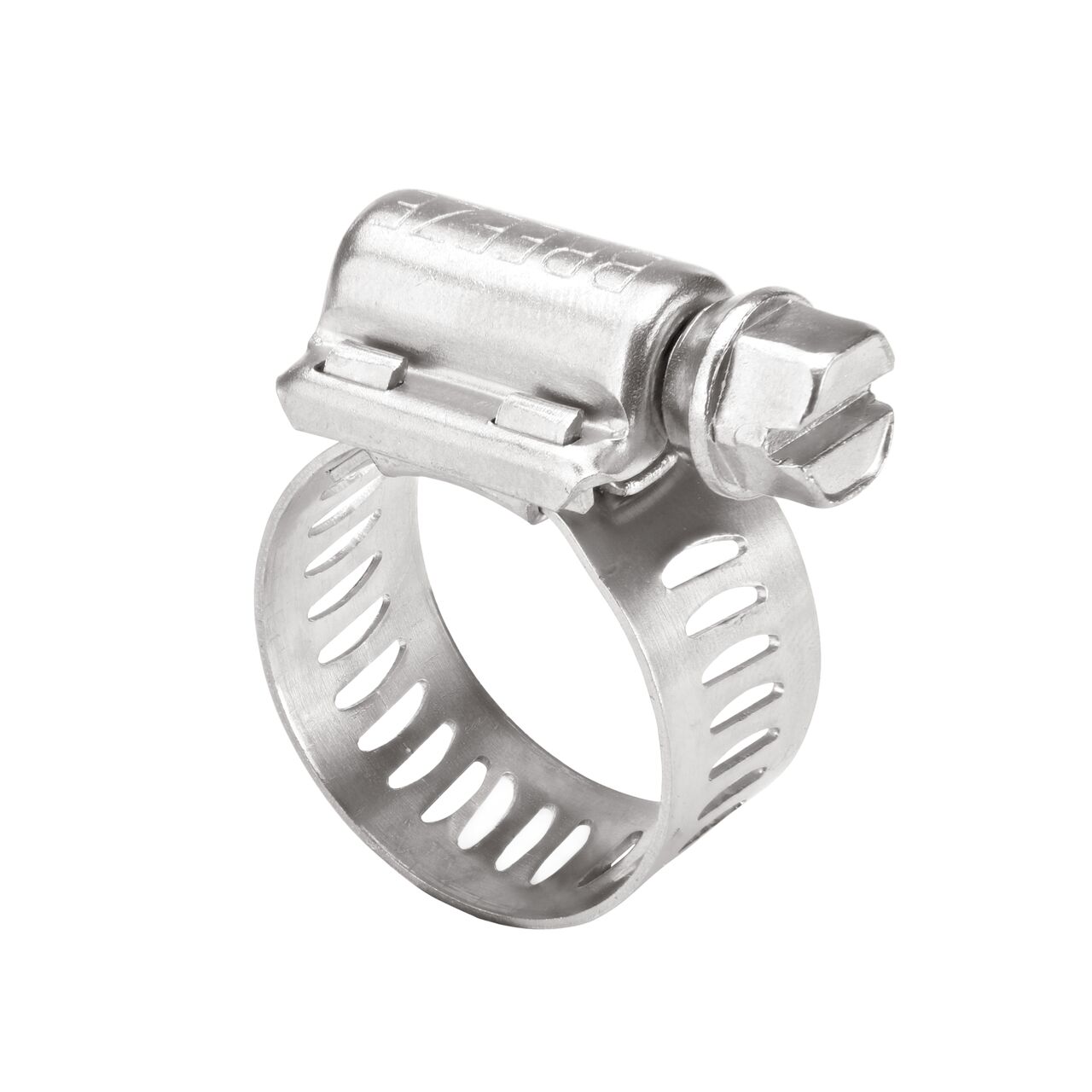 Use the NDS SAE 6 Worm Drive Hose Clamp with Aero Seal 1/2 in. band width (NDS 64008H) to form a secure connection in an industrial application between two pliable hoses or pipes