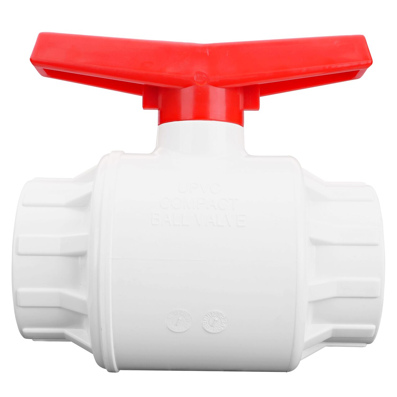 NDS PVC IPS Ball Valve is leak-resistant valve connects two 3 in. Sch. 40 pipe ends in an irrigation or other pressurized system and helps prevent costly property damage, pipe corrosion, and system issues (NDS E1410-30)