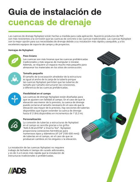 Spanish Drain Basin Installation Guide (NP059.S)