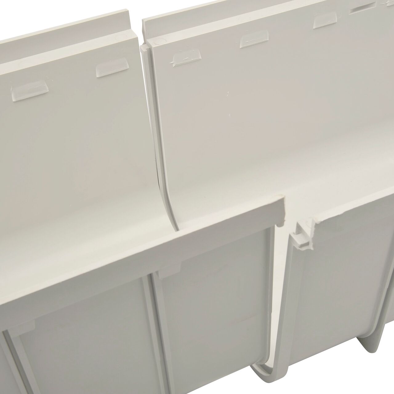 12 in. Pro Series Channel Drains, Deep Profile (NDS 843), connect together with interlocking joints; no couplings required