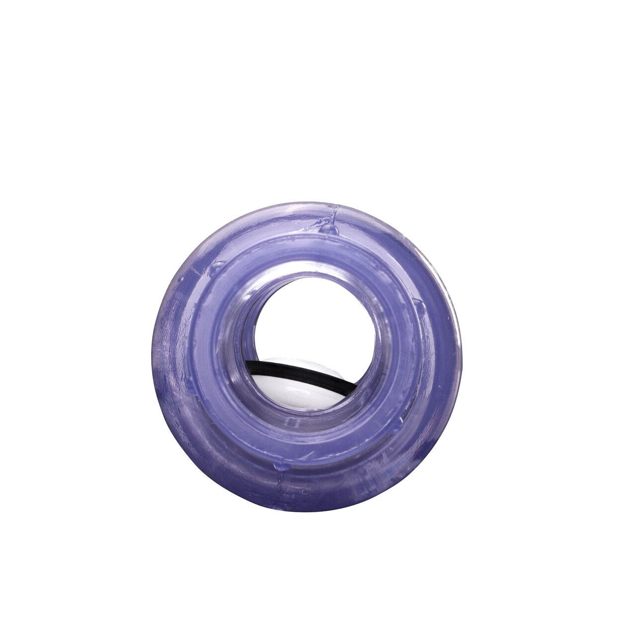 Water is conveyed one-way through the valve when the flap opens on the NDS Clear 3/4 in. female end by female end PVC Swing Check Valve (NDS 1520C07F)
