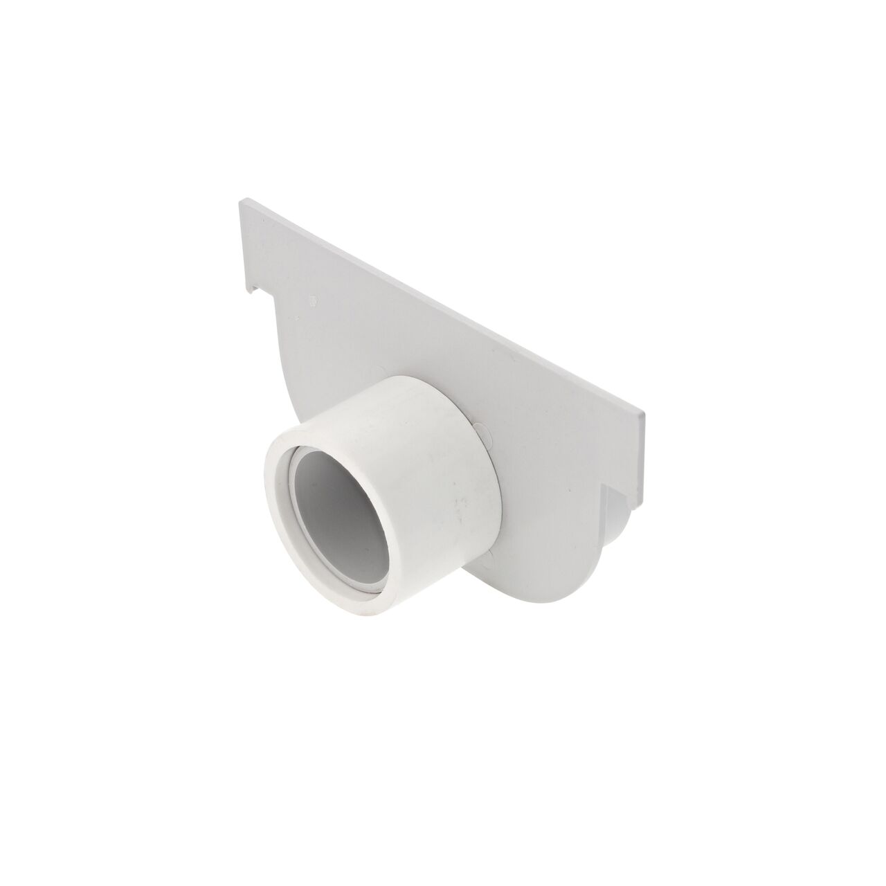 NDS 5 in. Pro Series Channel Drain, End Cap/End Outlet for Shallow Profile Channel Drain (NDS 821)