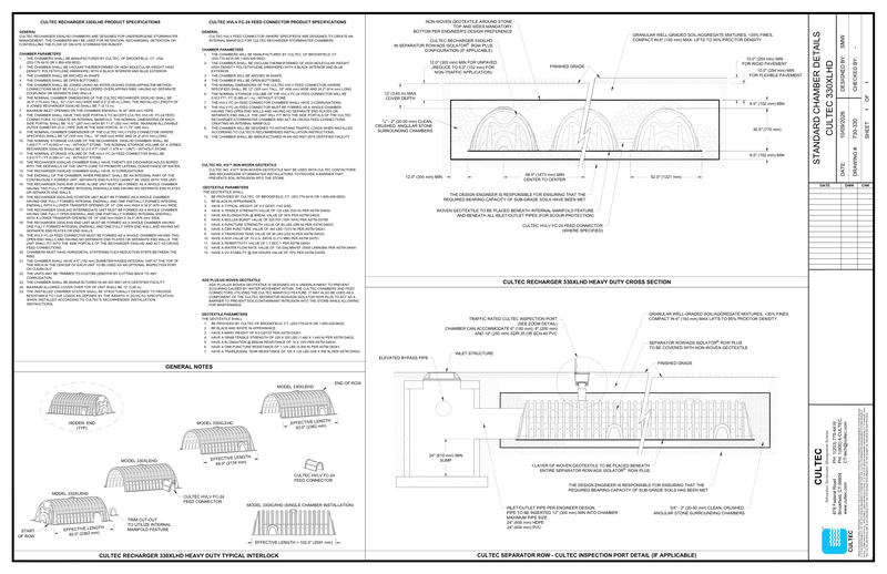 330XLHD Cultec Cross-Section