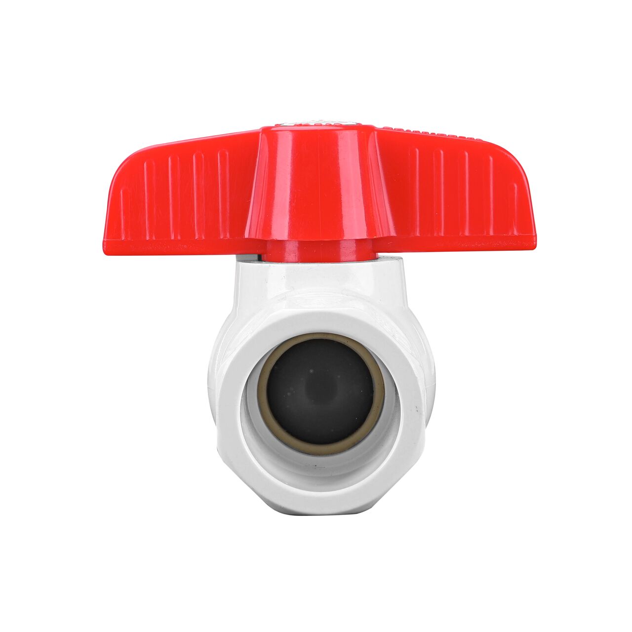 NDS 3/4 in. PVC IPS Ball Valve have a handle to easily rotate the ball and close off pipelines which is perfect for pool and spa, irrigation, and plumbing installations (NDS E1410-07)