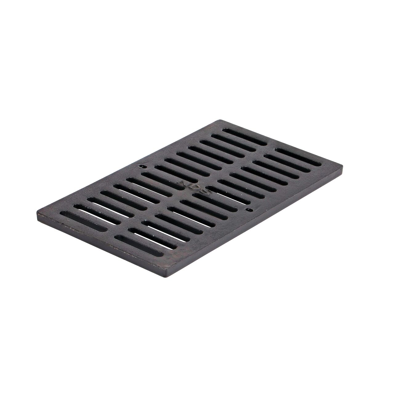 Hero shot of the 12 in. Pro Series Channel™ Drain Grate, 11-3/4 in. wide X 19-1/2 in. long, Ductile Iron (NDS 885)